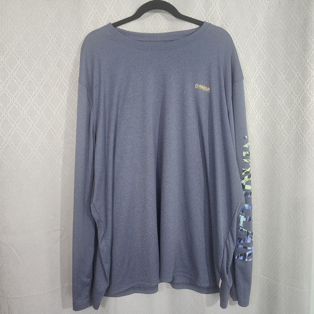 Magellan Outdoors Fish Gear Long Sleeve Performance Shirt Men’s 3XL